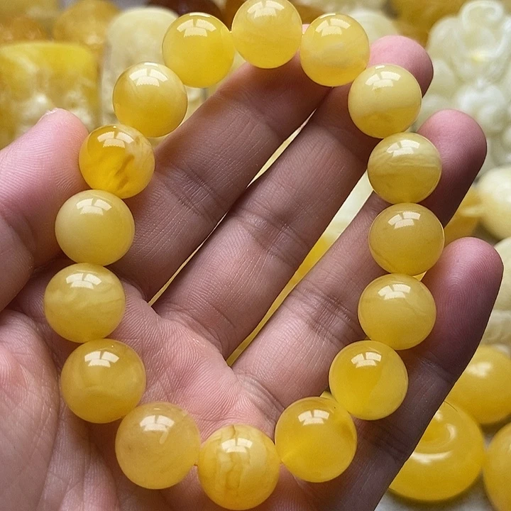 琥珀颈饰未镶嵌琥珀蜜蜡吊坠