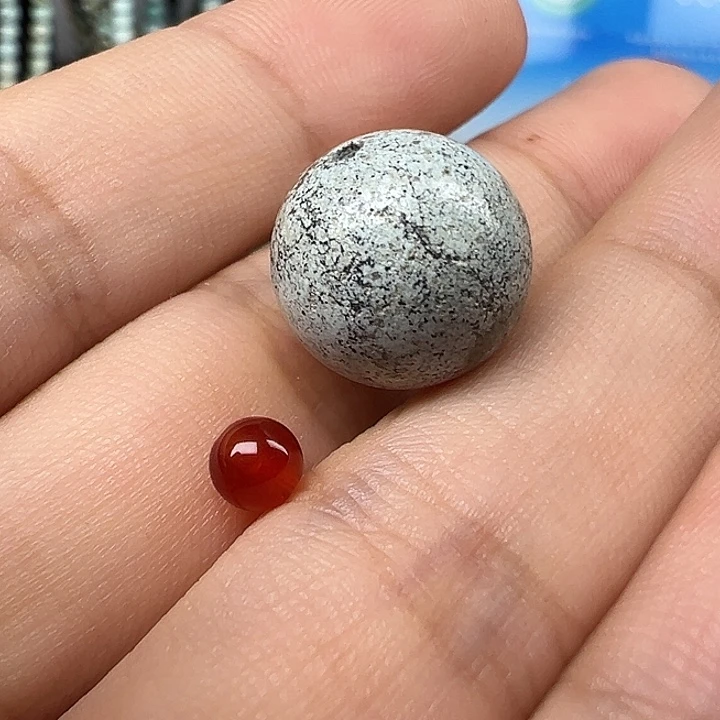未镶嵌配饰12.5瑕疵南红玛瑙