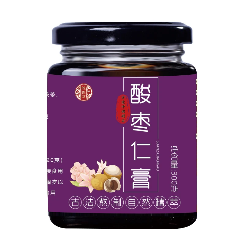 酸枣仁膏茯苓百合睡眠安神多梦睡眠不好安心好睡