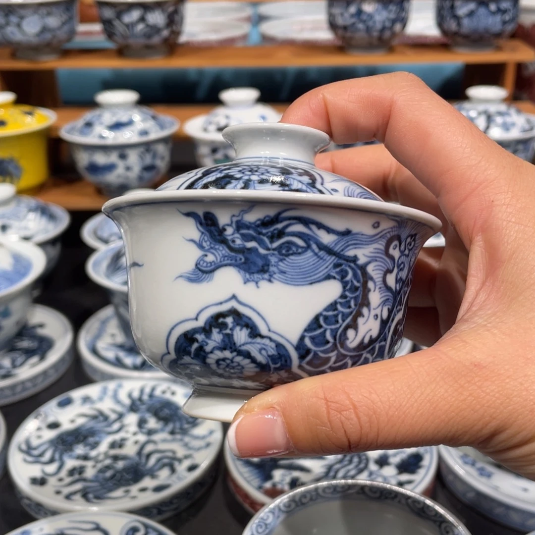 景德镇陶瓷手工手绘
