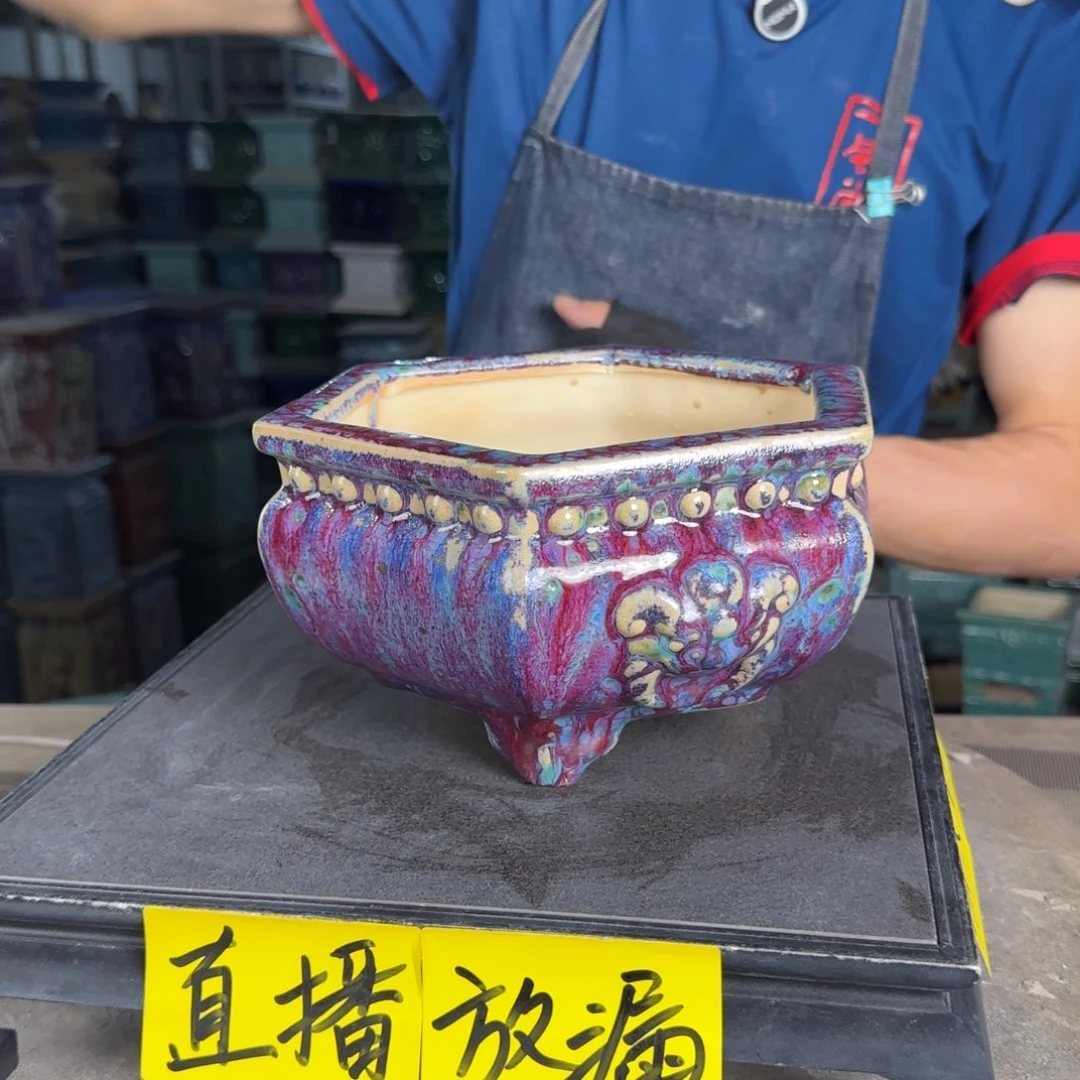 一风堂石湾花盆。