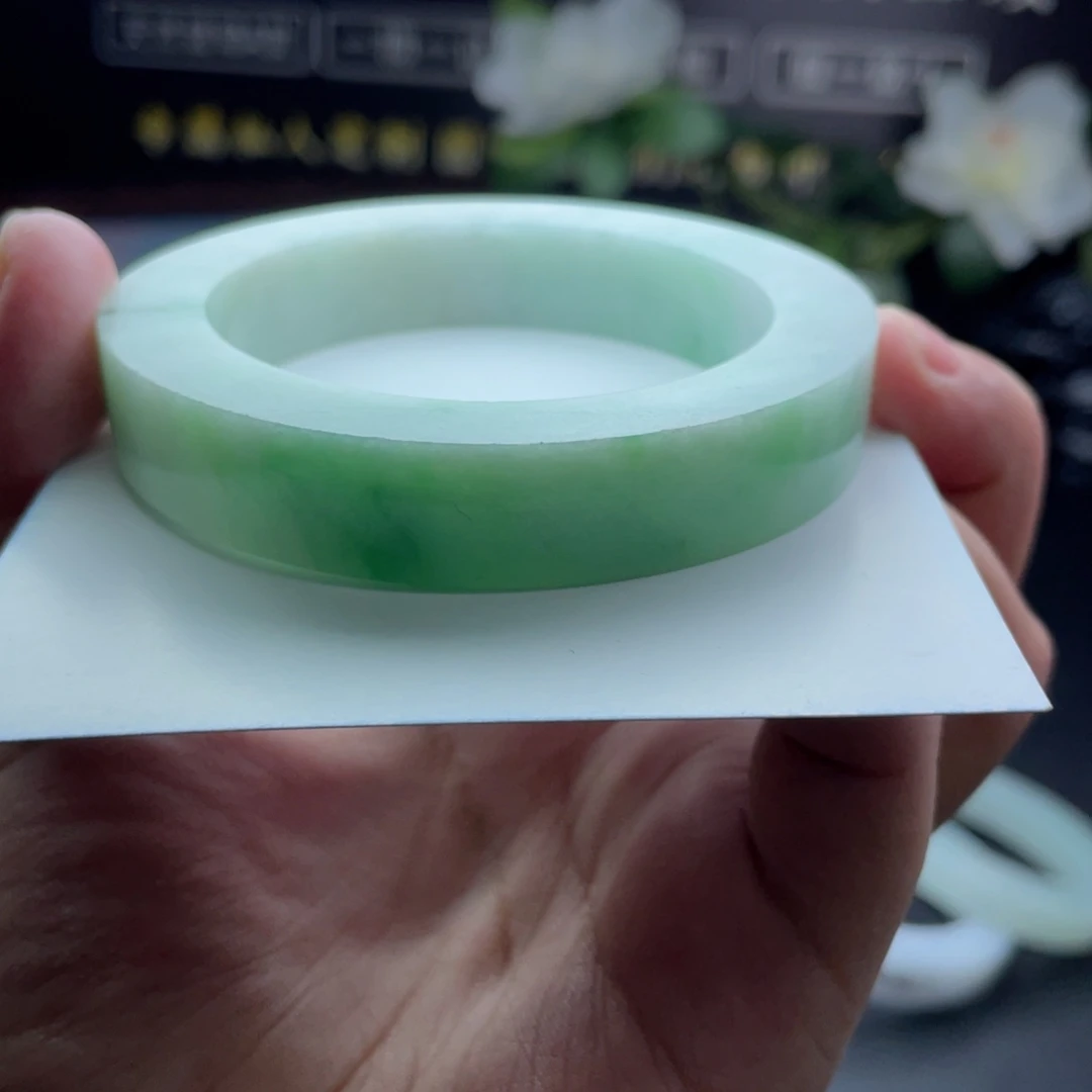 简***乐定制翡翠翡翠手镯未镶嵌