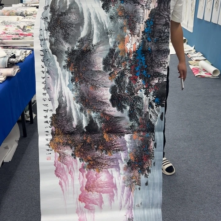 国画宣纸纯手绘字画