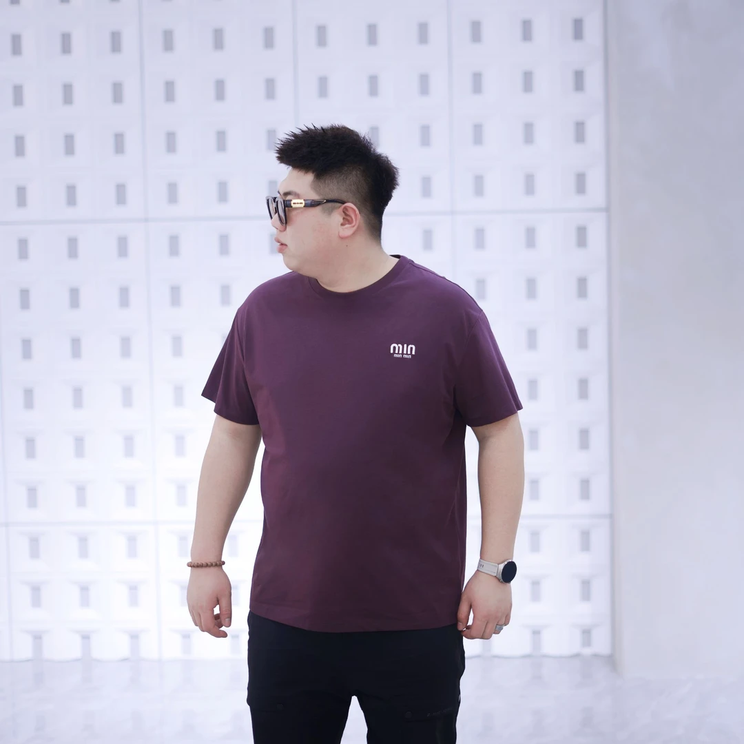 大码男装 春季新款 简约短袖71327