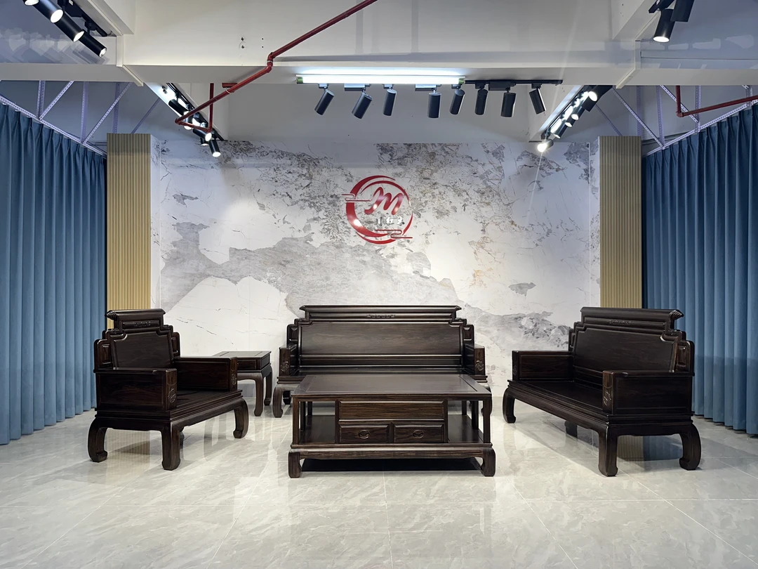 （小卷书）一川家居实木家居古典中式别墅客厅榫卯简约成套