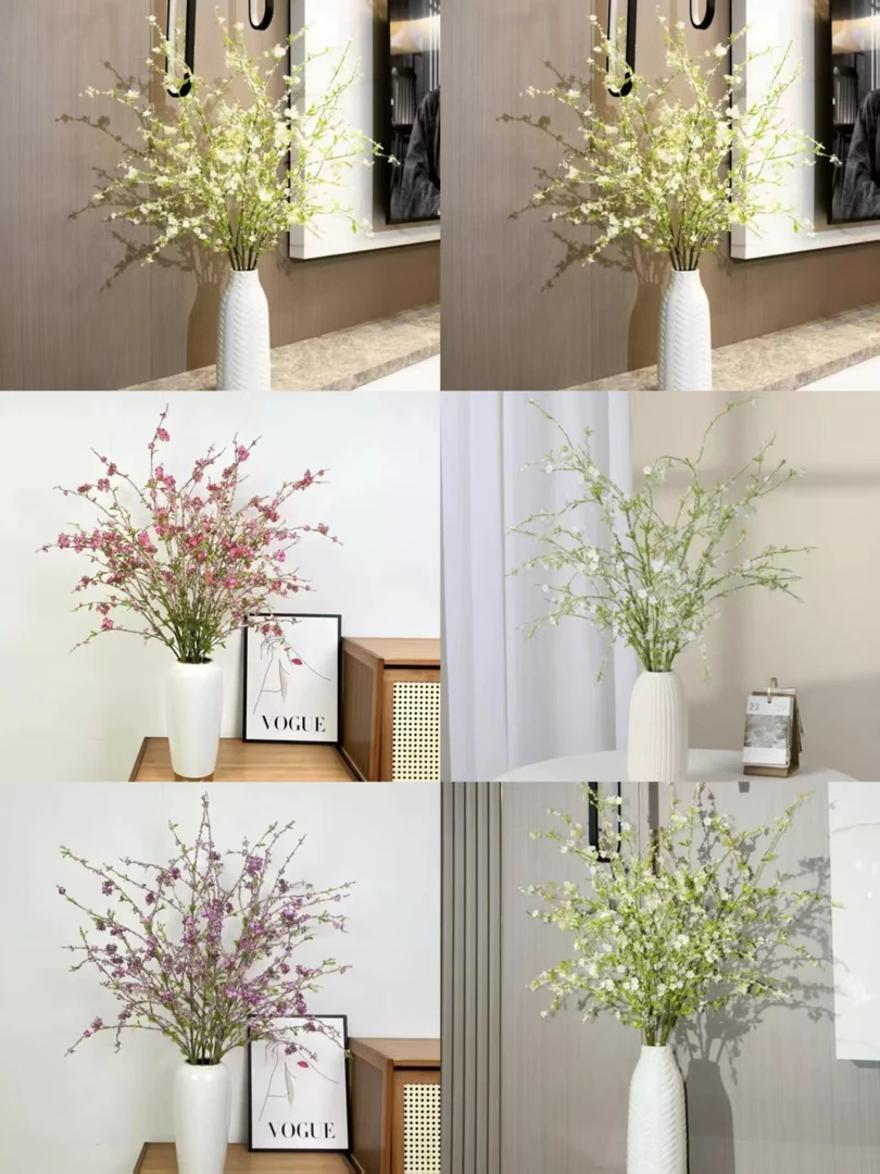 雪柳仿真花家居插花假花