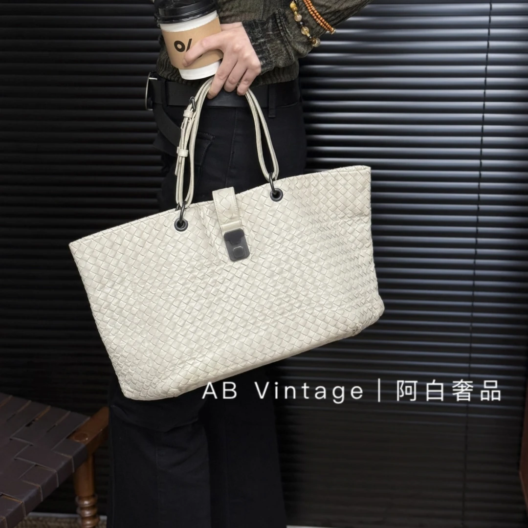 95新 BOTTEGA VENETA/葆蝶家 阿白奢品/编织托特包