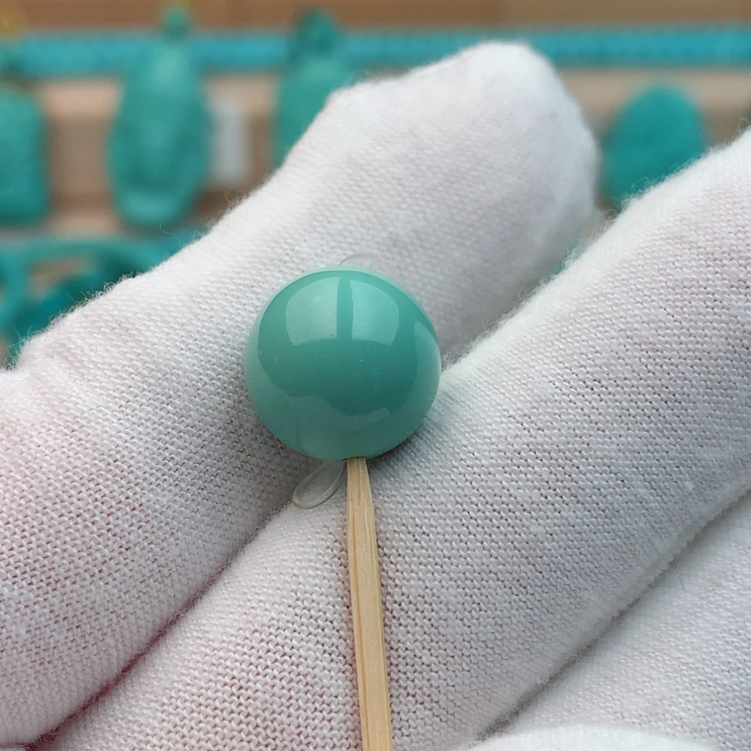 绿松石未镶嵌珠宝奇石12mm