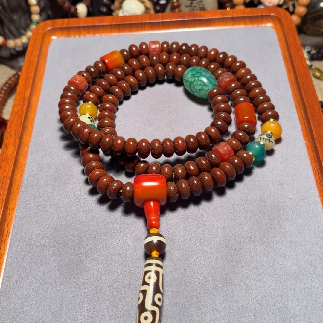 新***峰吊坠星月菩提老星月