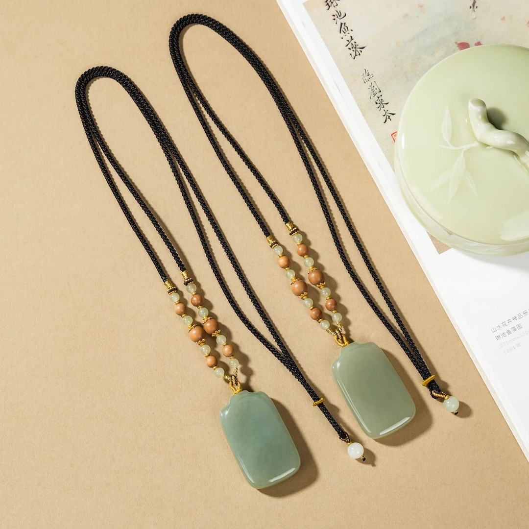 【云上】和田玉吊坠-多样性发其一-49*29*11mm-DS01023（甄选）