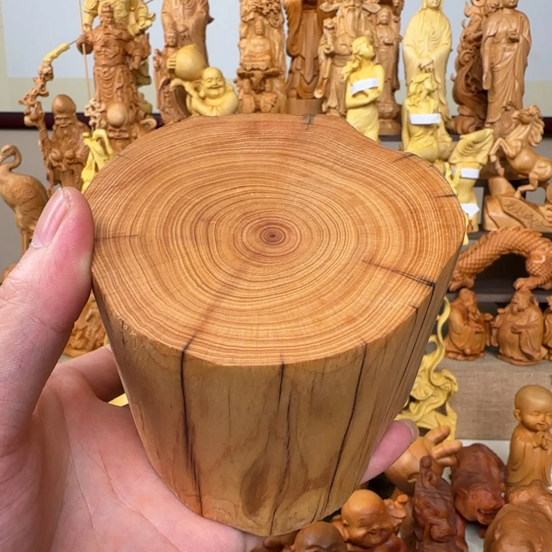 柏木（崖柏）小木匠艺雕一物一拍