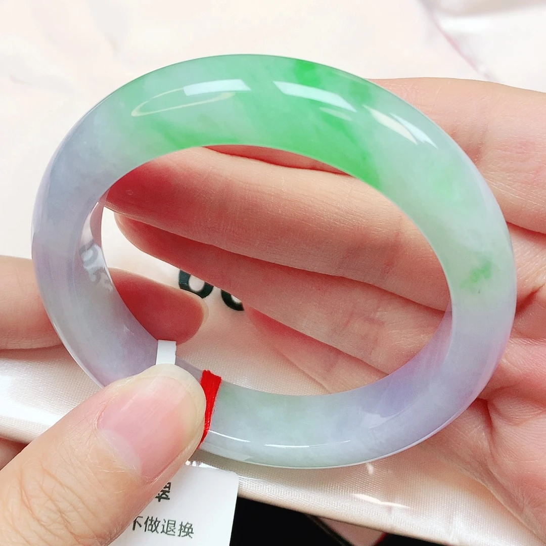 翡翠未镶嵌手镯抖音660