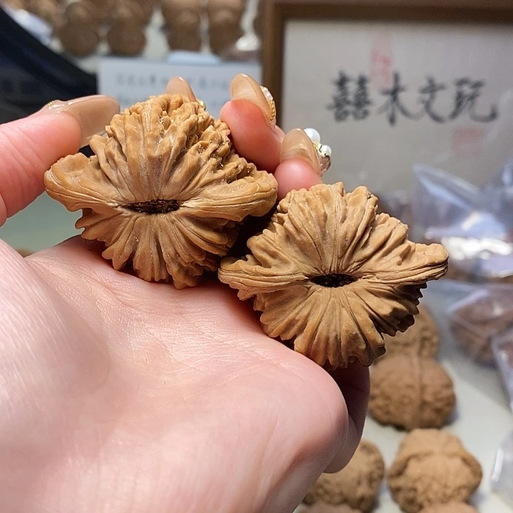 吊坠文玩核桃48四座楼