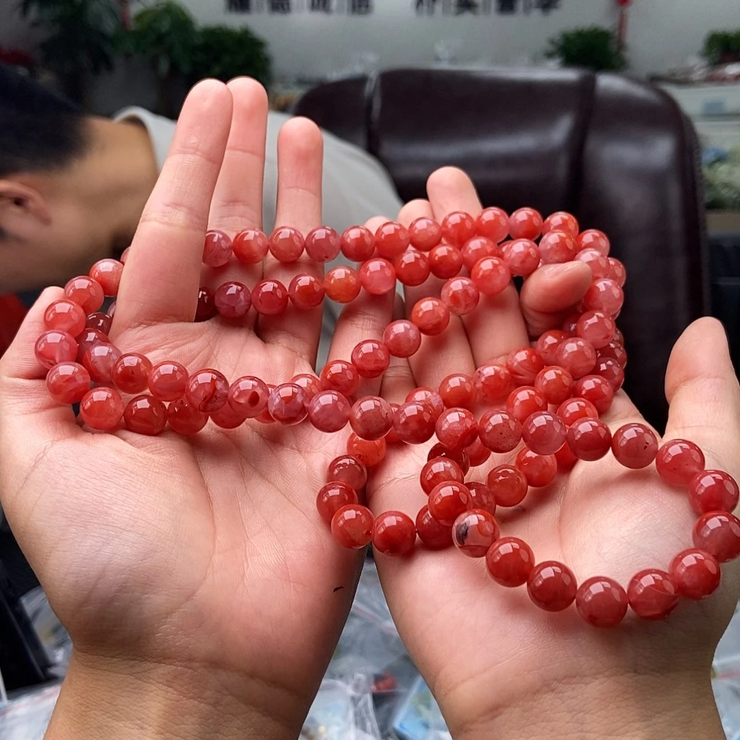 南红玛瑙未镶嵌颈饰颜色多样性发拍一发一