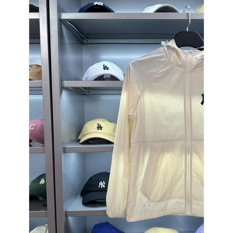 NY款情侣款防晒衣速干透气户外休闲连帽印花防晒衣