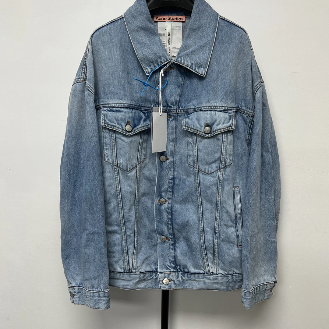 未使用 Acne studio 丹宁系列 复古休闲牛仔外套