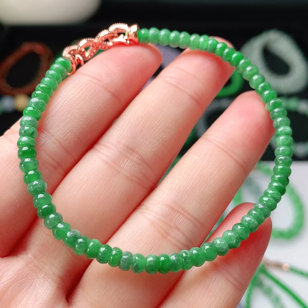 翡翠未镶嵌手链翡翠