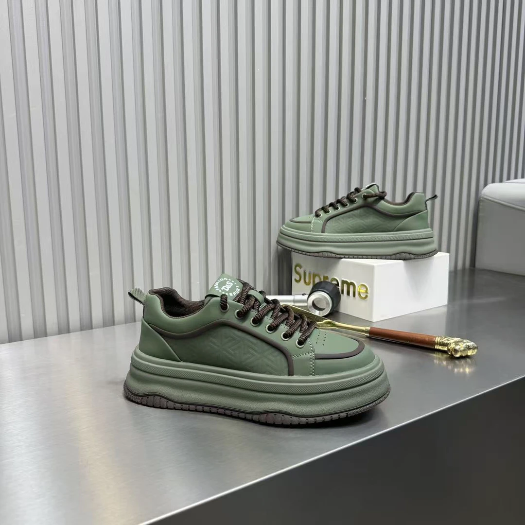 运动增高厚底系带板鞋百搭休闲男士休闲风潮流