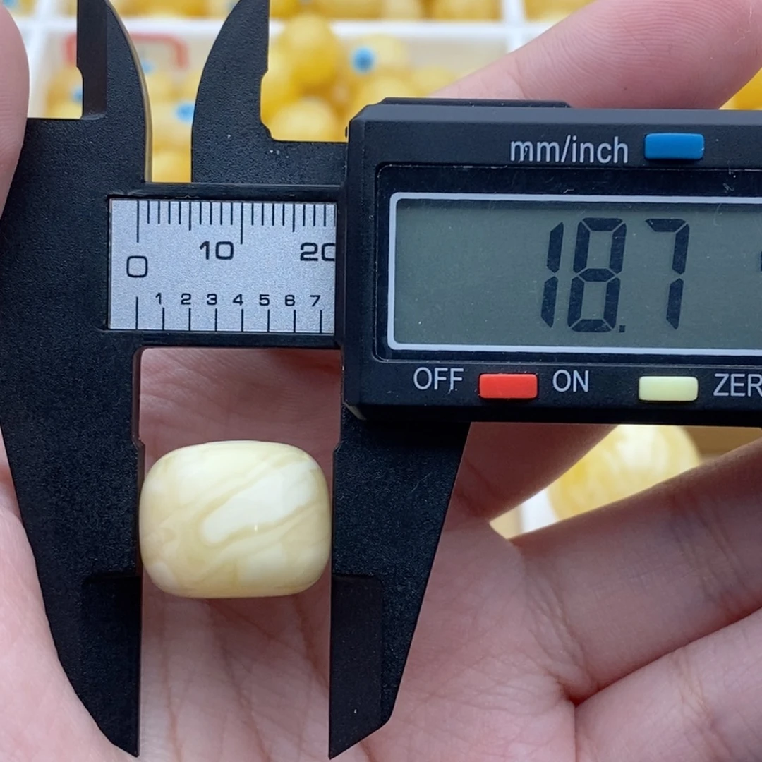 未镶嵌蜜蜡裸石蜜蜡墩子瓷白浓蜡妖花