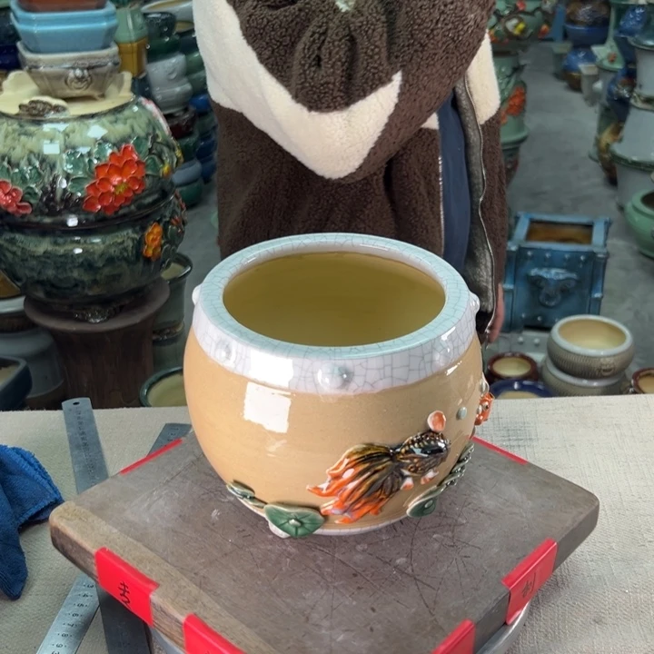 泳坤堂石湾盆微瑕