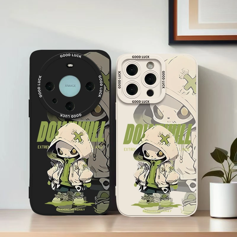 【骷髅小鬼】适用华为荣耀/苹果/小米/vivo/OPPO/一加/防摔软硅胶壳