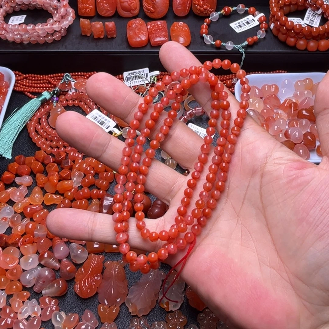 南红玛瑙未镶嵌珠宝半成品