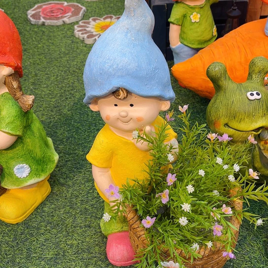 红陶花园庭院摆件