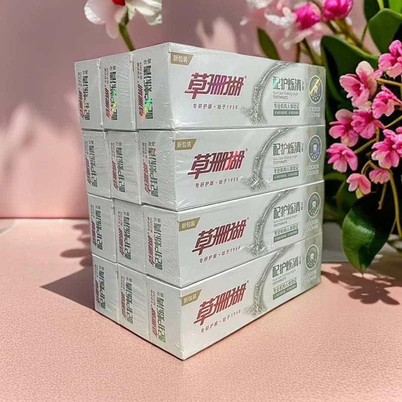 草珊瑚配护烁清小苏打酵素多效牙膏修护健齿美白去渍草本抑菌清新