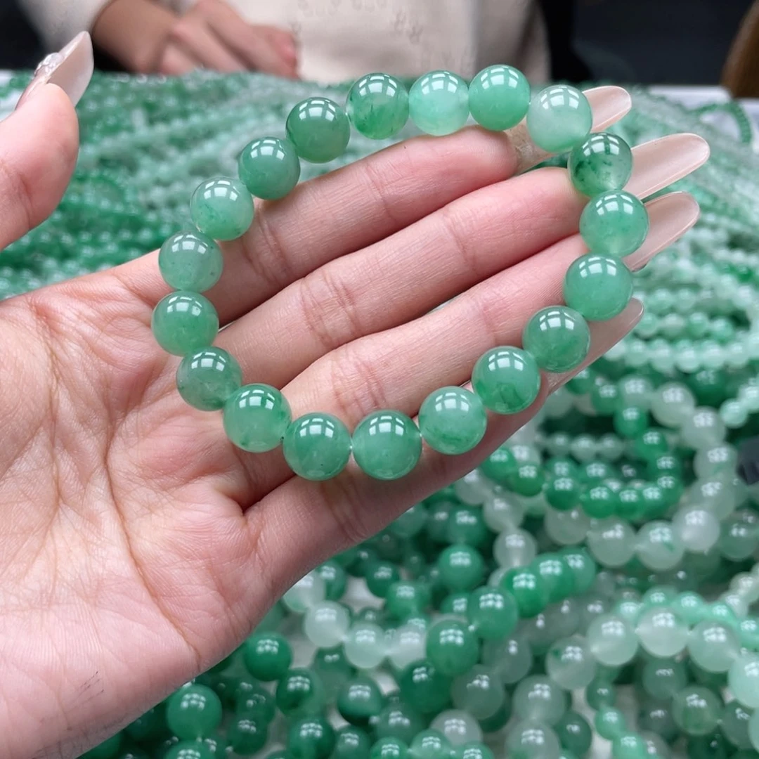 未镶嵌手串石英质玉（非洲翠）