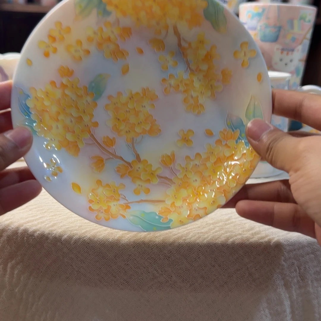 呵***6妖妖陶瓷手作桂花