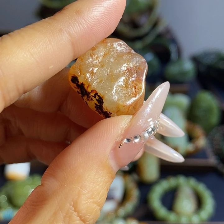 和田玉未镶嵌吊坠(不含链)