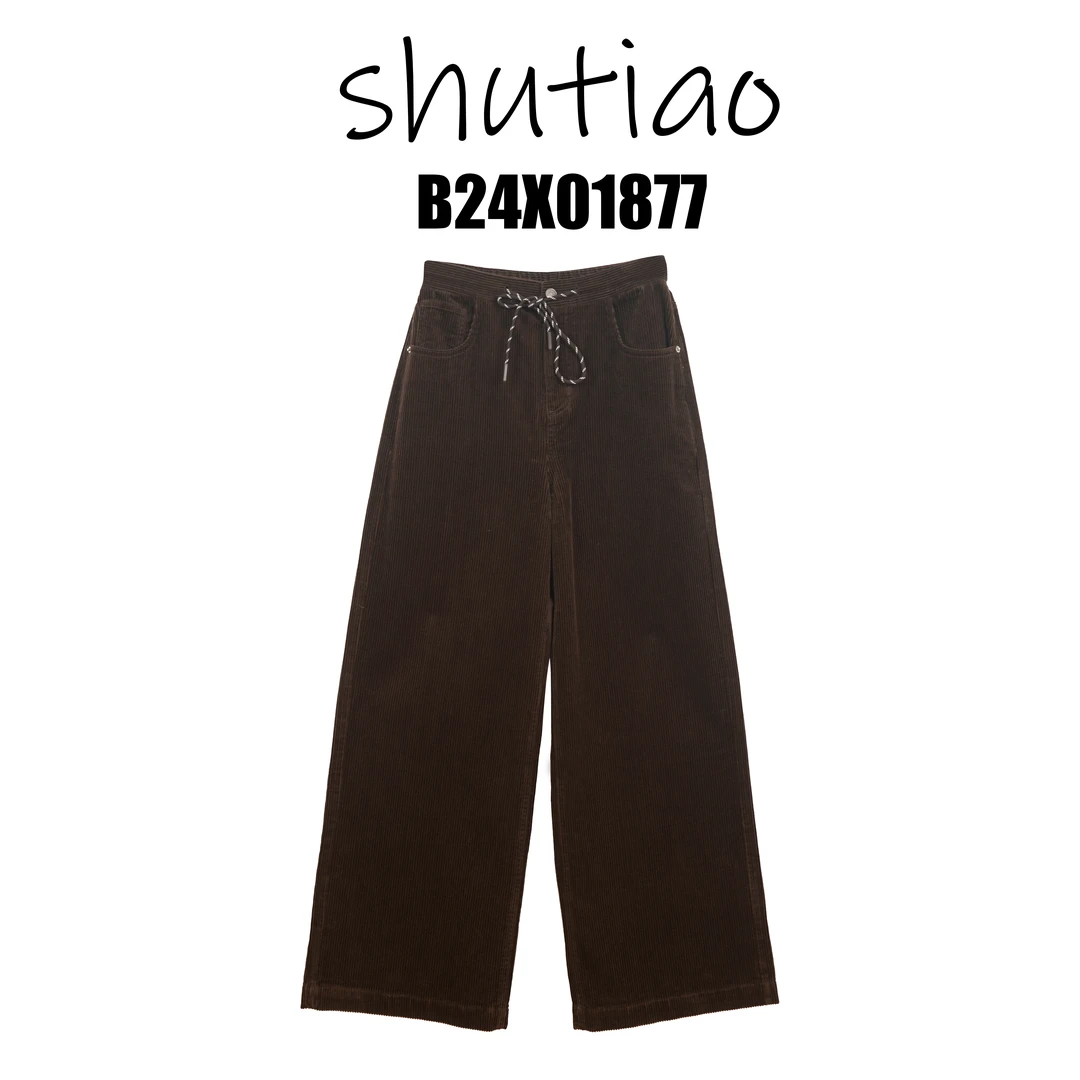 【SHUTIAO】2024秋冬：新款小众设计款裤子B24X01877