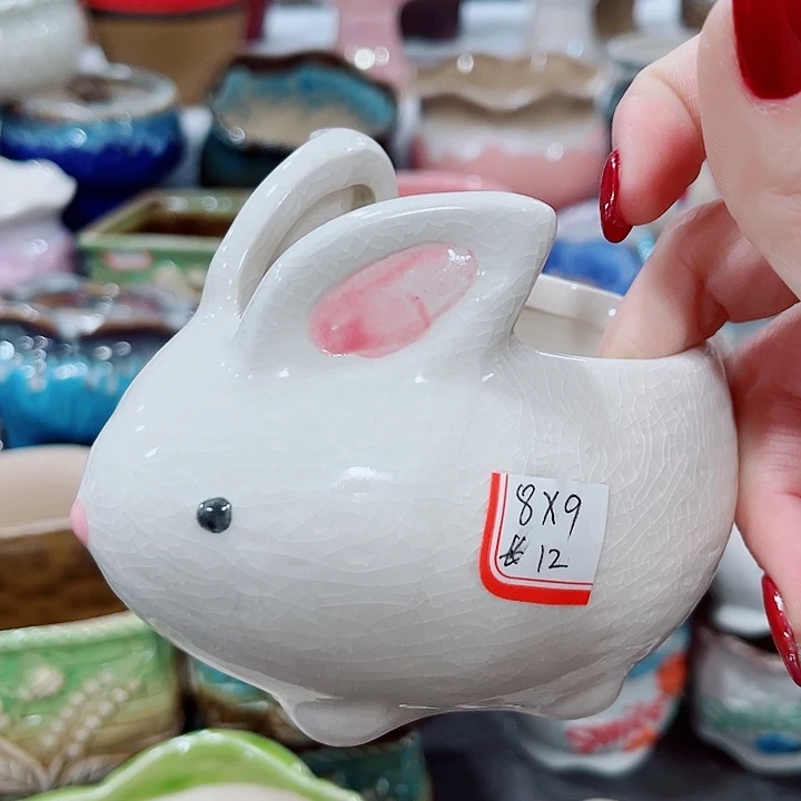 多肉陶瓷花盆满10元包邮