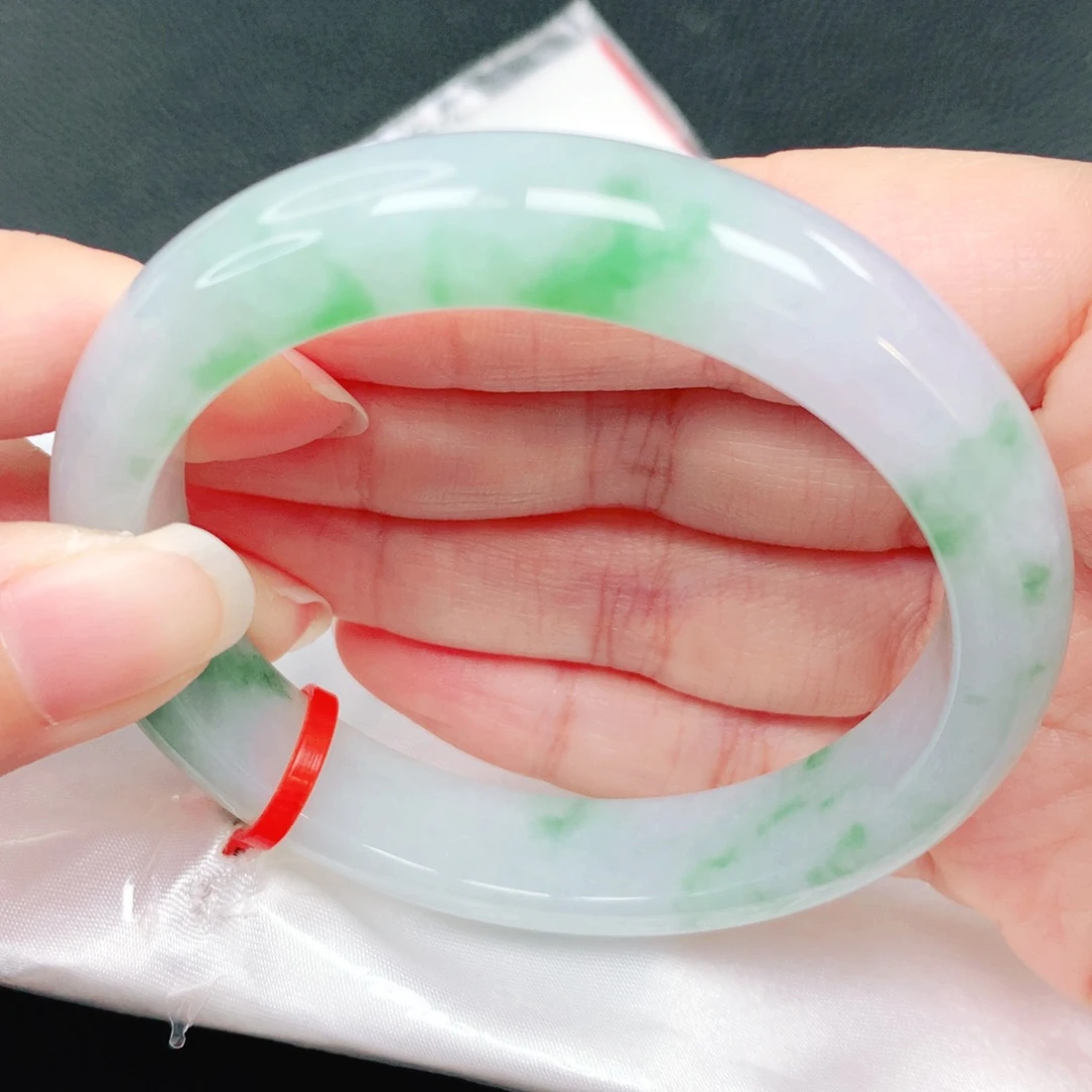 翡翠未镶嵌手镯56圈