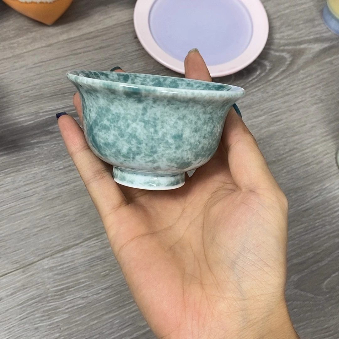 景德镇高温颜色釉茶杯