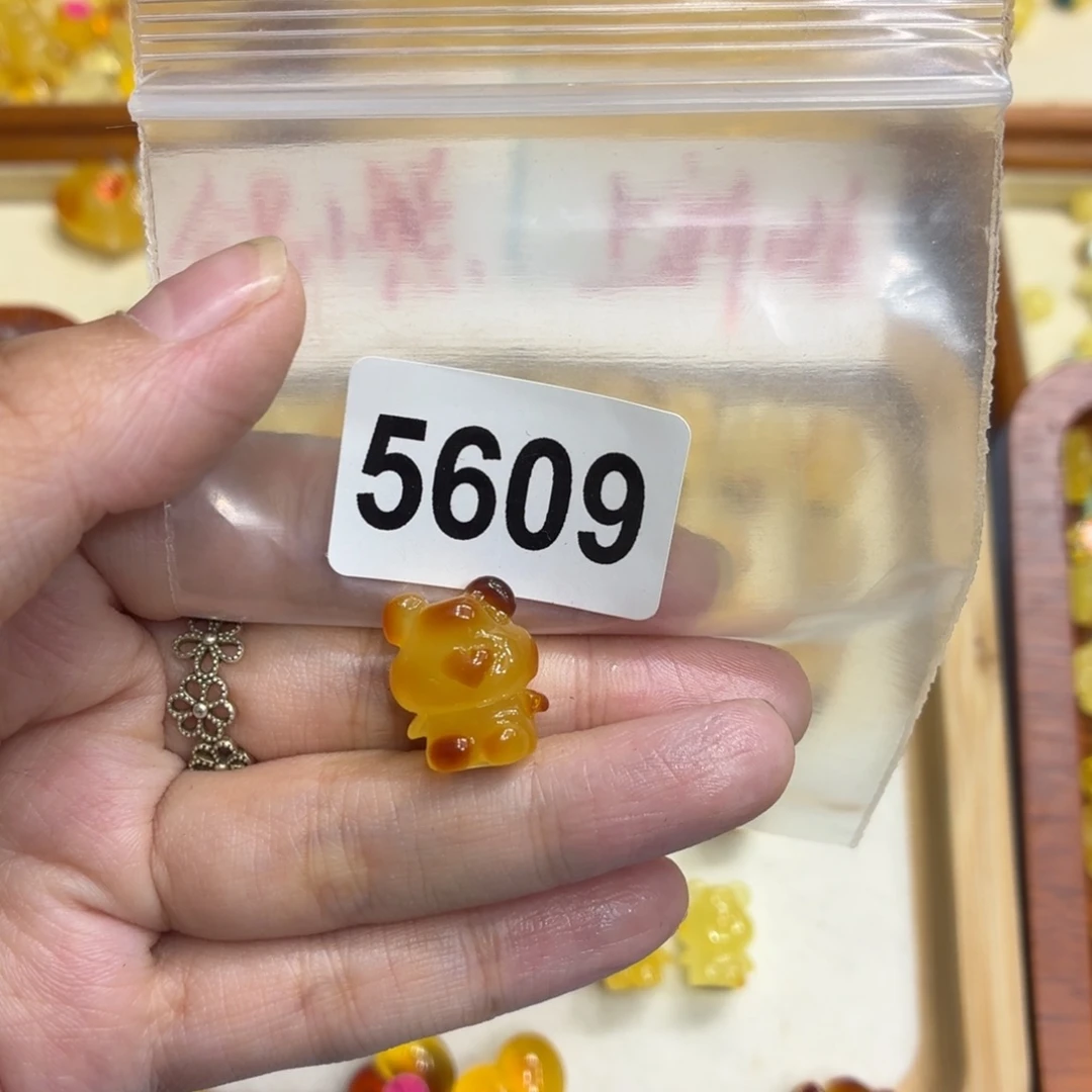 琥珀未镶嵌颈饰我