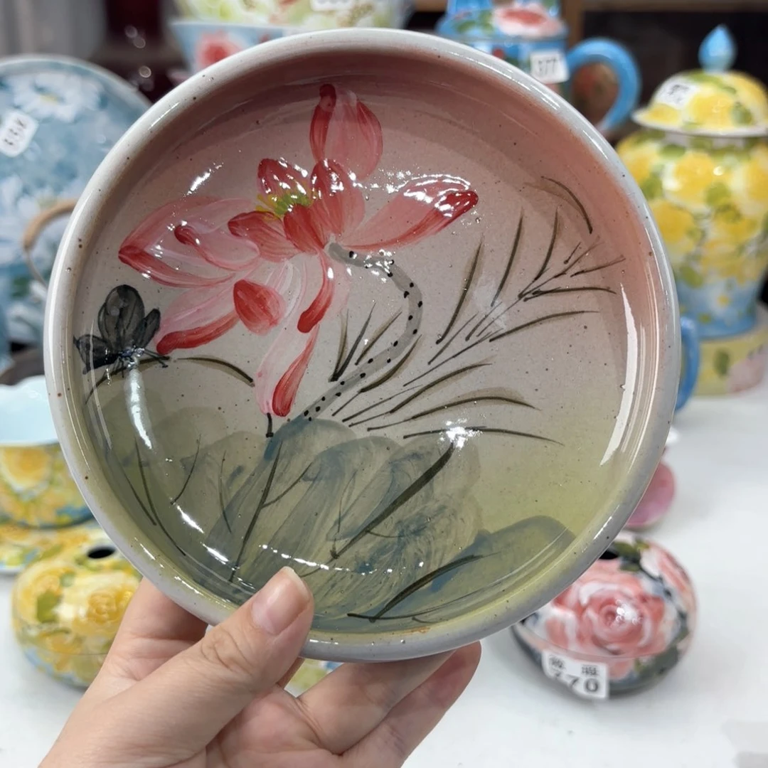 景德镇手绘高温釉下彩陶瓷茶具