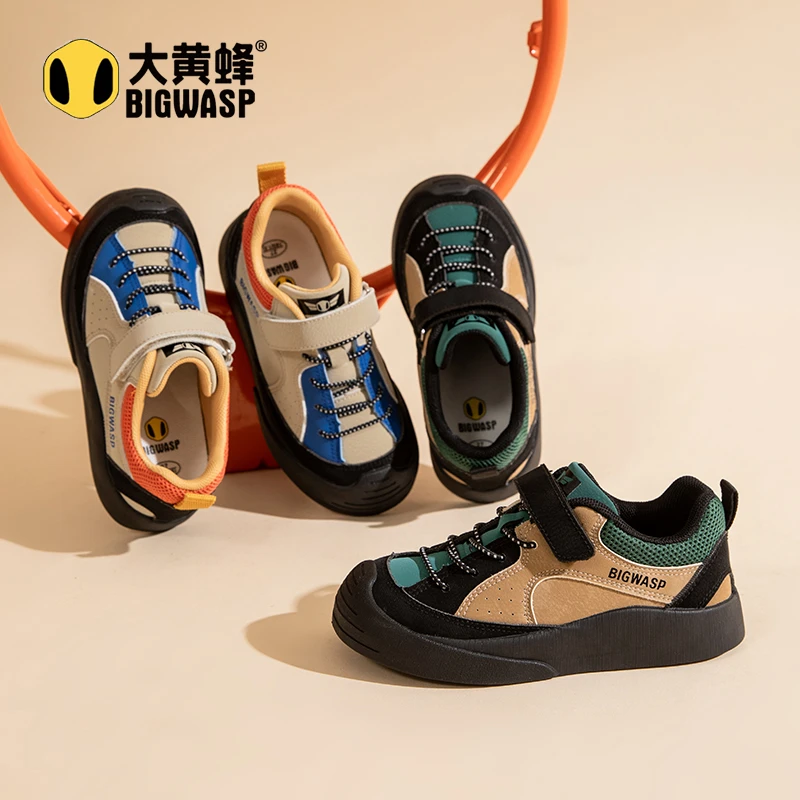 大黄蜂童鞋儿童板鞋男女童户外运动跑步鞋百搭宝宝鞋2025秋季新款