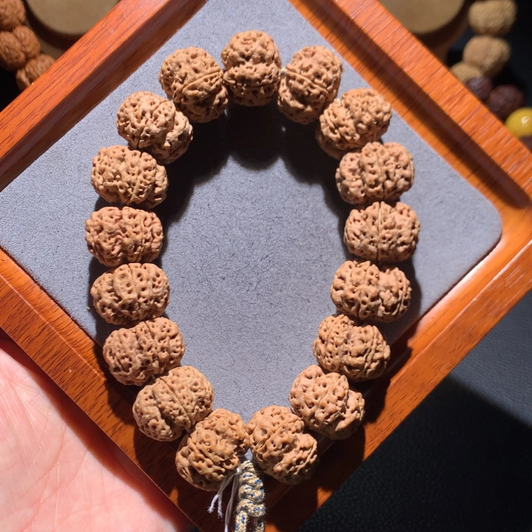 手串金刚菩提22梁深沟双龙