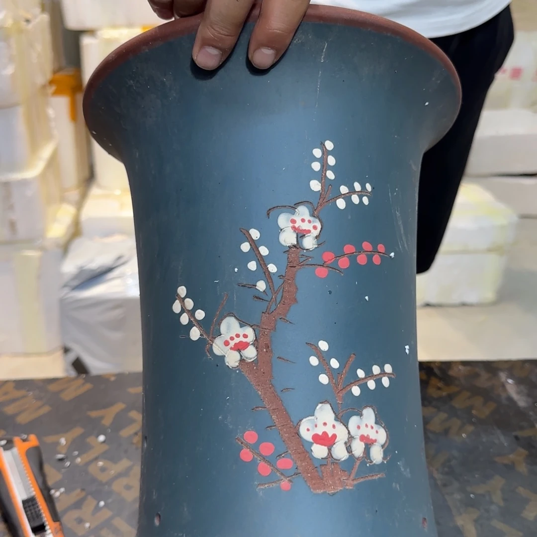 紫砂花盆口径和重量的