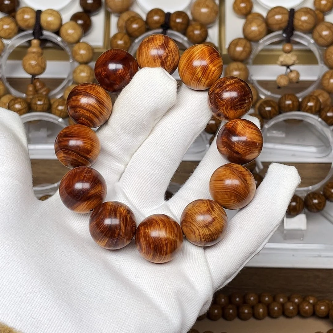 柏木（崖柏）手串/手链-*2.0闪电纹