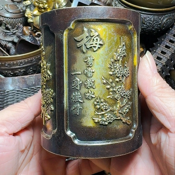 铜器摆件收收藏藏