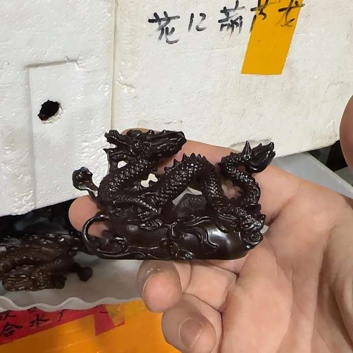 木黑檀木8葫芦龙一只