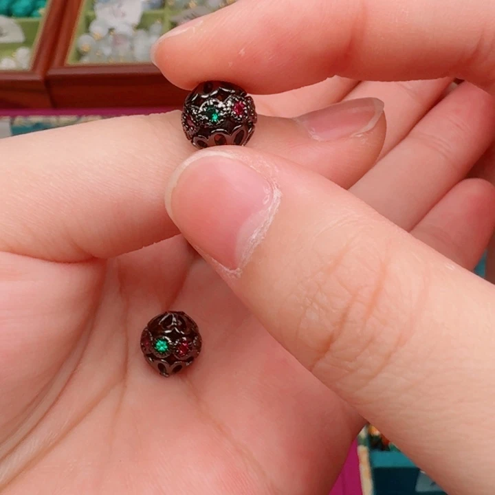 圆珠扣铜扣压襟盘扣