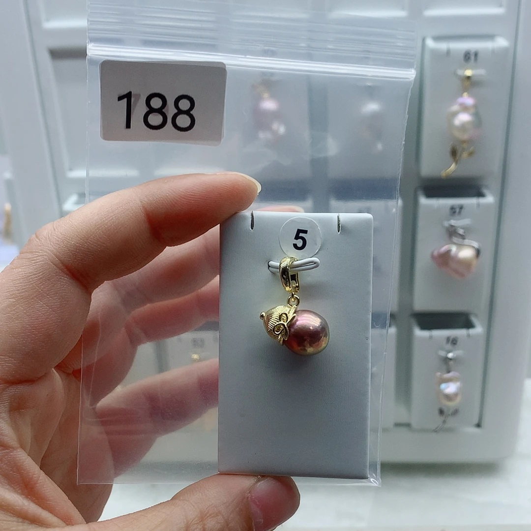 淡水珍珠合金吊坠(不含链)