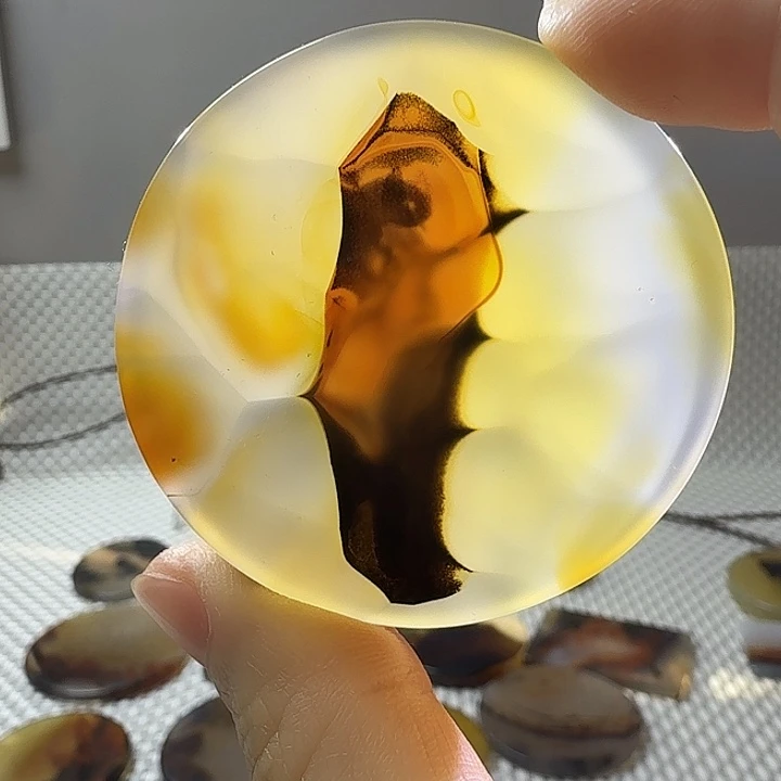 玛瑙/玉髓未镶嵌吊坠(不含链)50