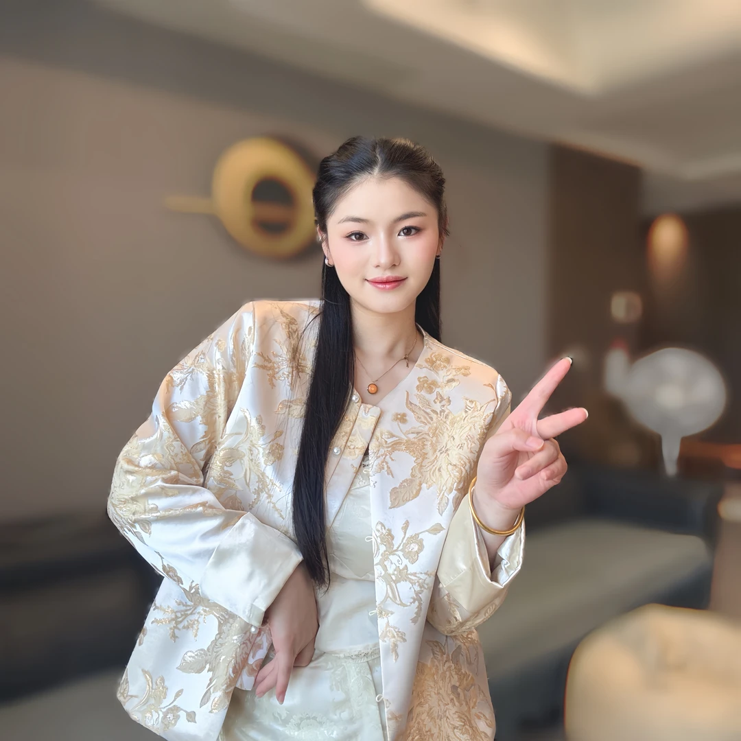 【银杏】新中式提花秋季新款上衣中国风休闲气质直襟长袖高级感外套