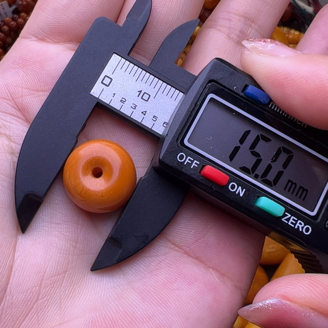 未镶嵌琥珀裸石扣子15加