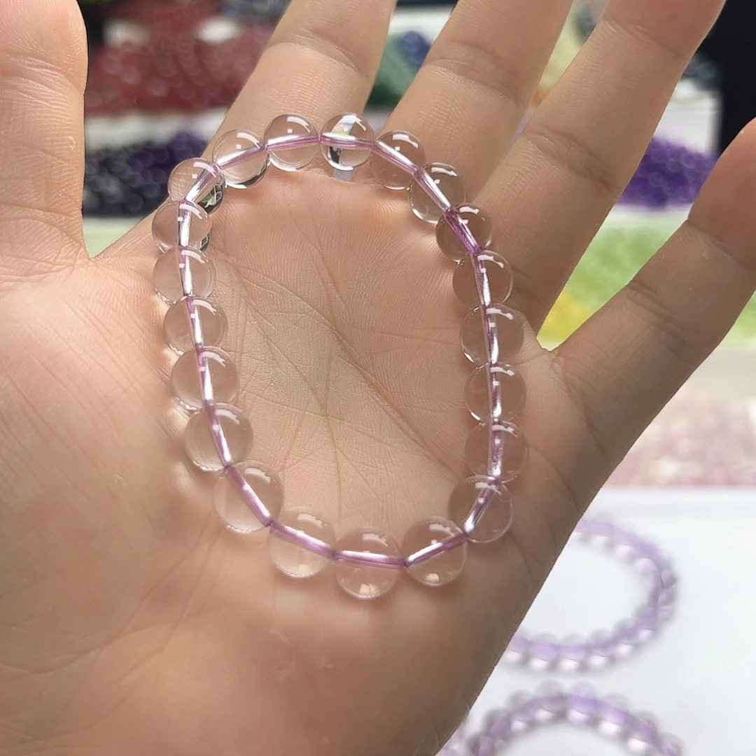 水晶手串未镶嵌D***A天空之镜9咪拍十次合一单 不带证书