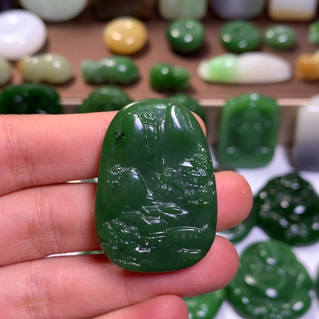 和田玉挂件未镶嵌